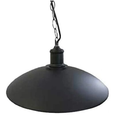 Lámpara de Techo Vintage ELECTROBILSA - Metal - Roseta E27 - Cadena Negra - 32x32x16cm Lámpara de Techo Vintage ELECTROBILSA - Metal - Roseta E27 - Cadena Negra - 32x32x16cm
