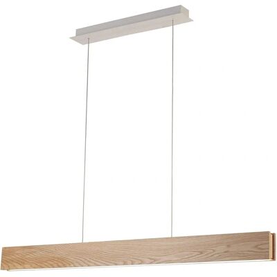 F-BRIGHT Lámpara de Techo Rectangular de Madera - 40w+10w 3000k F-BRIGHT Lámpara de Techo Rectangular de Madera - 40w+10w 3000k