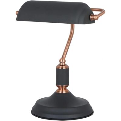 Electrobilsa - Tischlampe E27 Schwarz Kupfer - Vintage-Design Electrobilsa - Tischlampe E27 Schwarz Kupfer - Vintage-Design