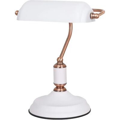 Electrobilsa Modell E27 Weiße-Kupfer Tischlampe Electrobilsa Modell E27 Weiße-Kupfer Tischlampe