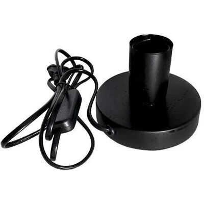 Lampada da Tavolo F BRIGHT E27 Base Nera 1,8m Cavo Lampada da Tavolo F BRIGHT E27 Base Nera 1,8m Cavo