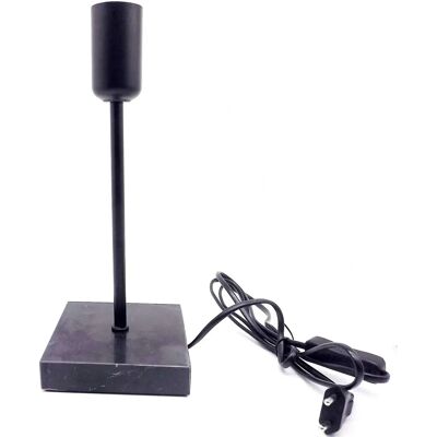 Lámpara de Mesa Mármol Negro E27 - Estilo Retro Vintage Lámpara de Mesa Mármol Negro E27 - Estilo Retro Vintage