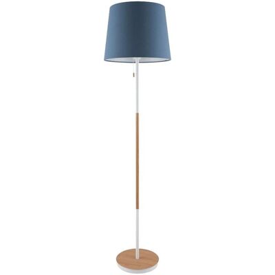 Lámpara de pie de madera azul Electrobilsa - Lámpara Lámpara de pie de madera azul Electrobilsa - Lámpara