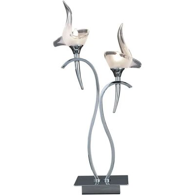 Inspired Lighting Viena Table Lamp 2 Light G9 - Polished Chrome Inspired Lighting Viena Table Lamp 2 Light G9 - Polished Chrome