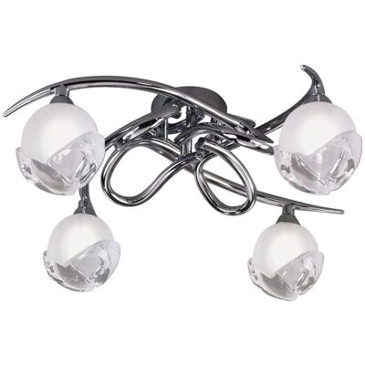 Inspired Lighting Inspired Mantra - Fragma - Semi Flush Ceiling 4 Light G9 - Ceiling Light Inspired Lighting Inspired Mantra - Fragma - Semi Flush Ceiling 4 Light G9 - Ceiling Light