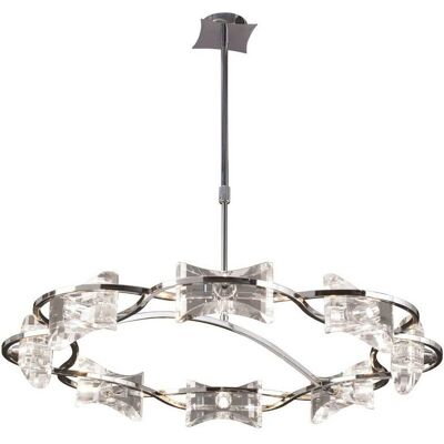Inspired Lighting Kromo Telescopic Semi Flush 8 Light G9 Round - Ceiling Light Inspired Lighting Kromo Telescopic Semi Flush 8 Light G9 Round - Ceiling Light