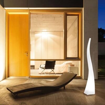 Inspired Lighting Lámpara de Pie Llama - 4 Luz E27 Exterior - IP44 Blanco Opalino Inspired Lighting Lámpara de Pie Llama - 4 Luz E27 Exterior - IP44 Blanco Opalino
