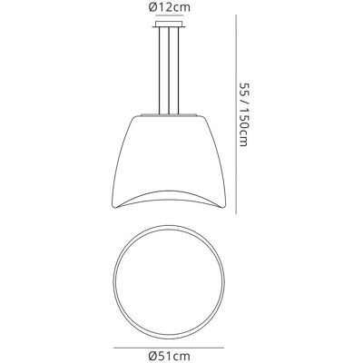 Mantra - M1505 - Cool - 3 Light - Pendant Mantra - M1505 - Cool - 3 Light - Pendant