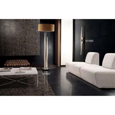 Inspired Lighting Estalacta Floor Lamp - 6 Light GU10 Indoor - Silver/Opal White Inspired Lighting Estalacta Floor Lamp - 6 Light GU10 Indoor - Silver/Opal White