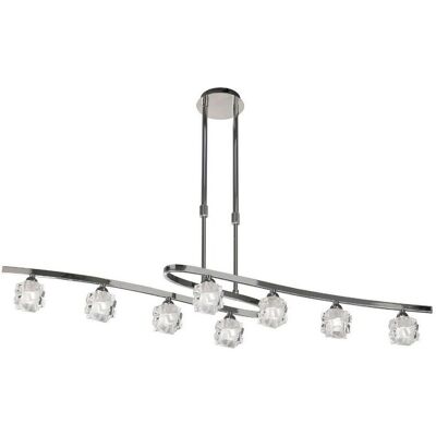 Mantra M1840 Ice 8 Light Height Adjustable Ceiling Pendant - Ceiling Pendant Mantra M1840 Ice 8 Light Height Adjustable Ceiling Pendant - Ceiling Pendant