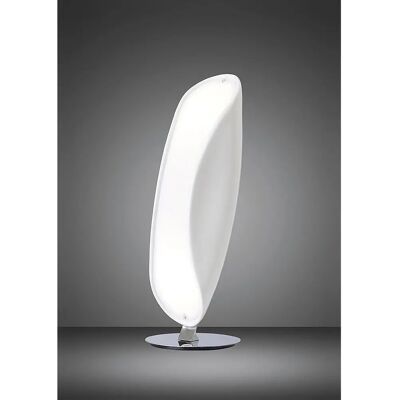 Inspired Lighting Pasion Table Lamp - Polished Chrome - Gloss White - Table Lamp Inspired Lighting Pasion Table Lamp - Polished Chrome - Gloss White - Table Lamp
