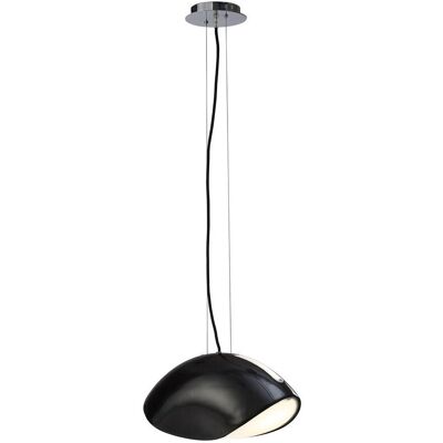 Inspired Lighting Pasion Rectangular Pendant - 3 Light E27 - Gloss Black/White/Polished Chrome Inspired Lighting Pasion Rectangular Pendant - 3 Light E27 - Gloss Black/White/Polished Chrome