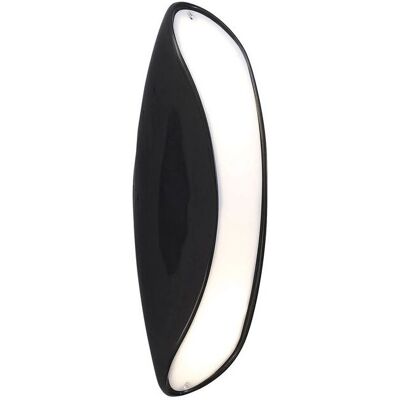 Inspired Lighting Pasion Wall Lamp 2 Light E27 - Gloss Black/White Acrylic/Polished Chrome Inspired Lighting Pasion Wall Lamp 2 Light E27 - Gloss Black/White Acrylic/Polished Chrome