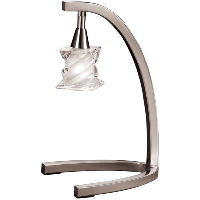 Inspired Lighting Salomon Satin Nickel Table Lamp - Table Lamp Inspired Lighting Salomon Satin Nickel Table Lamp - Table Lamp