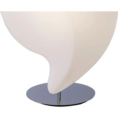 Inspired Lighting Natura Table Lamp - Large Indoor 2 Light E27 Polished Chrome/Opal White Inspired Lighting Natura Table Lamp - Large Indoor 2 Light E27 Polished Chrome/Opal White