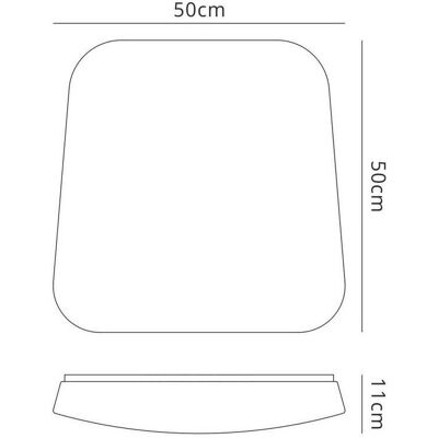 Inspired Lighting Inspired Mantra Fusion - Quatro - Ceiling/Wall Large LED 3000K Inspired Lighting Inspired Mantra Fusion - Quatro - Ceiling/Wall Large LED 3000K