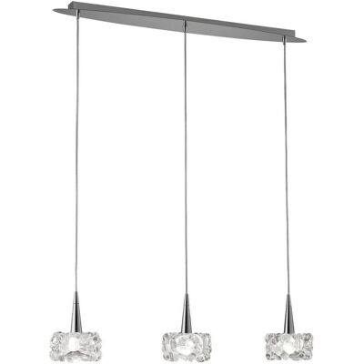 Inspired Lighting Inspired Mantra - O2 - Ceiling Pendant 3 Light G9 Line Small - Ceiling Pendant Inspired Lighting Inspired Mantra - O2 - Ceiling Pendant 3 Light G9 Line Small - Ceiling Pendant