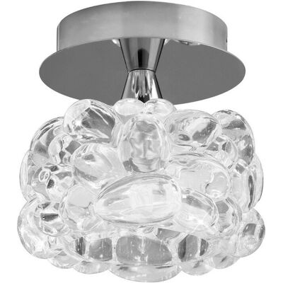 Mantra M3926 O2 Single Light Ceiling Fitting - Polished Chrome - G9, Dimmable Mantra M3926 O2 Single Light Ceiling Fitting - Polished Chrome - G9, Dimmable