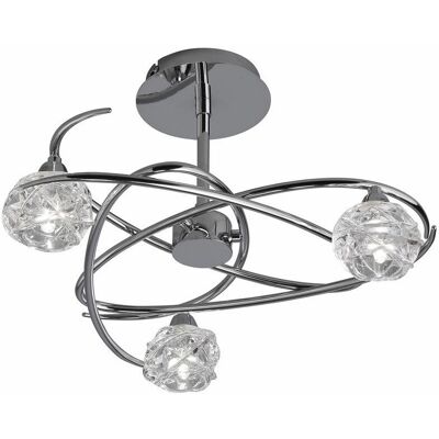 Inspired Lighting Maremagnum Semi Flush Ceiling 3 Light G9 - Ceiling Light Inspired Lighting Maremagnum Semi Flush Ceiling 3 Light G9 - Ceiling Light