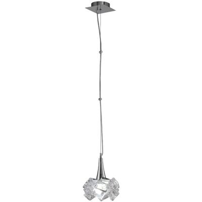 Mantra M3963 Artic Ceiling Pendant - Polished Chrome, Crystal Glass Mantra M3963 Artic Ceiling Pendant - Polished Chrome, Crystal Glass