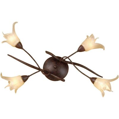 Inspired Lighting Florida Ceiling 4 Light E14 - Ceiling Light Inspired Lighting Florida Ceiling 4 Light E14 - Ceiling Light