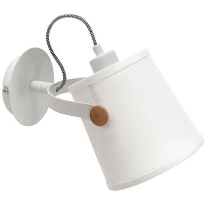 Lámpara de Pared Nordica de Inspired Lighting - Tapa Blanca, E27, Diseño Escandinavo Lámpara de Pared Nordica de Inspired Lighting - Tapa Blanca, E27, Diseño Escandinavo