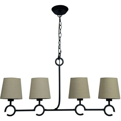 Inspired Lighting Argi Ceiling Pendant 4 Light Line E27 - Ceiling Pendant Inspired Lighting Argi Ceiling Pendant 4 Light Line E27 - Ceiling Pendant