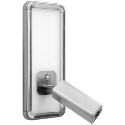 Inspired Lighting Inspired Mantra Ibiza Wall Lamp Head - 10W LED Satin Nickel - Wall Light Inspired Lighting Inspired Mantra Ibiza Wall Lamp Head - 10W LED Satin Nickel - Wall Light