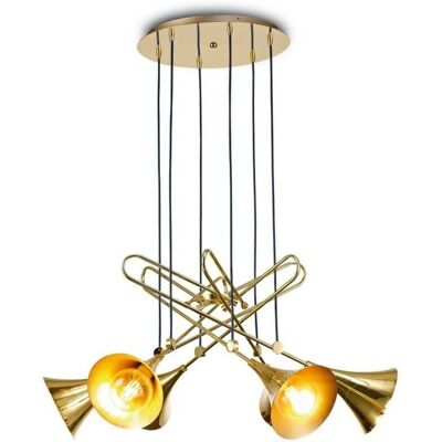 Inspired Lighting Inspired Mantra - Jazz Oro - Ceiling Cluster Pendant 6 Light E27 Inspired Lighting Inspired Mantra - Jazz Oro - Ceiling Cluster Pendant 6 Light E27