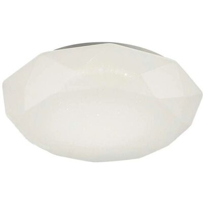 Lámpara de Techo Empotrada Inspirada en Diamante - Blanco - Iluminación de Techo Lámpara de Techo Empotrada Inspirada en Diamante - Blanco - Iluminación de Techo