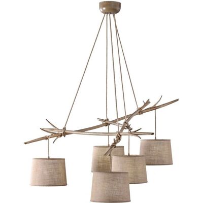 Inspired Lighting - Sabina - Madera imit ada Inspired Lighting - Sabina - Madera imit ada