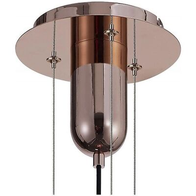 Inspired Lighting Jarras Cobre Oro Rosa Colgante de Techo - Colgante Inspired Lighting Jarras Cobre Oro Rosa Colgante de Techo - Colgante