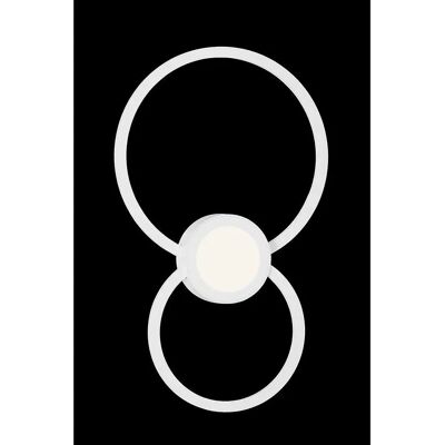 Inspired Lighting Mural Wall Lamp Circles - 24W, 3000K, 1440lm - Wall Light Inspired Lighting Mural Wall Lamp Circles - 24W, 3000K, 1440lm - Wall Light