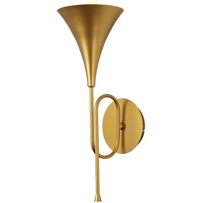 Inspired Lighting Jazz Wall Lamp - Gold - Wall Light Inspired Lighting Jazz Wall Lamp - Gold - Wall Light
