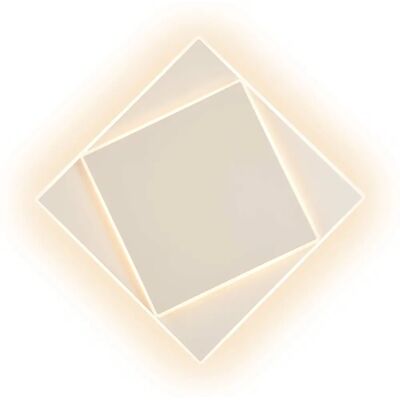 Lámpara de Pared Dakla de Inspired Lighting - 18W LED - Blanco - Diseño Moderno Cuadrado Lámpara de Pared Dakla de Inspired Lighting - 18W LED - Blanco - Diseño Moderno Cuadrado