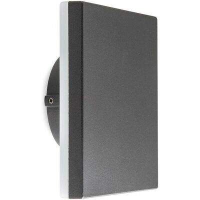 Lámpara de Pared Cuadrada Bora de Inspired Lighting - Antracita - LED 9.6W Lámpara de Pared Cuadrada Bora de Inspired Lighting - Antracita - LED 9.6W
