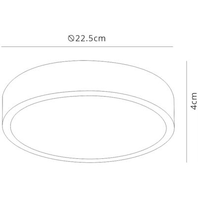 Inspired Lighting - Saona - Redondo 22,5cm Downlight Inspired Lighting - Saona - Redondo 22,5cm Downlight