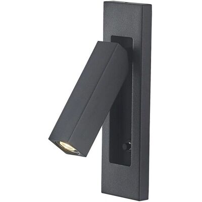 Inspired Lighting Gokova Lámpara de Pared - 3W LED - Negro arena Inspired Lighting Gokova Lámpara de Pared - 3W LED - Negro arena