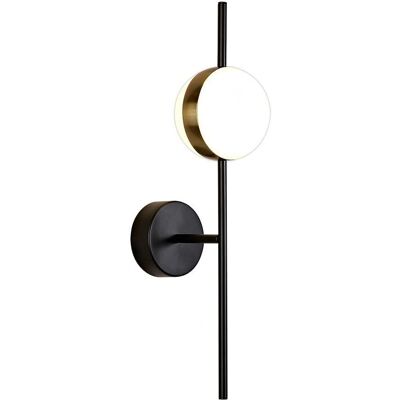 Lámpara de Pared Cuba - 8W LED, Oro/Negro, 3000K, 600lm - Lámpara de Pared Lámpara de Pared Cuba - 8W LED, Oro/Negro, 3000K, 600lm - Lámpara de Pared