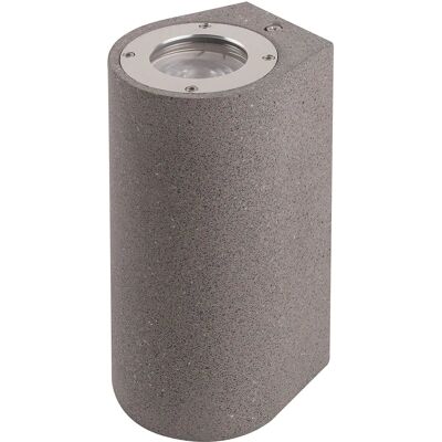 Inspired Lighting Levi Lámpara de Pared Redonda - IP65 Hormigón Gris - 2 GU10 Inspired Lighting Levi Lámpara de Pared Redonda - IP65 Hormigón Gris - 2 GU10
