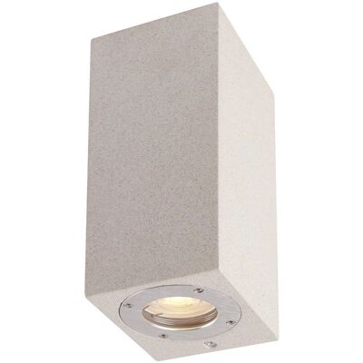 Lámpara de Pared Rectangular de Hormigón Blanco de Inspired Lighting Levi - Lámpara de Pared Lámpara de Pared Rectangular de Hormigón Blanco de Inspired Lighting Levi - Lámpara de Pared