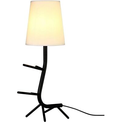 Inspired Lighting Centipede Table Lamp - Black / White - E27 - 64cm Inspired Lighting Centipede Table Lamp - Black / White - E27 - 64cm