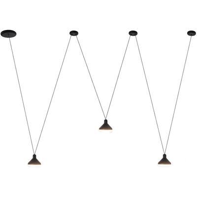 Inspired Lighting Antaras 3 Light Pendant - Black Linear LED Lamp Inspired Lighting Antaras 3 Light Pendant - Black Linear LED Lamp