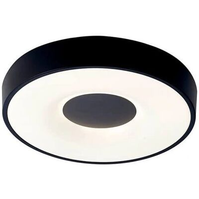 Inspired Lighting Coin Rond Plafonnier - LED 56W, Noir, Dimmable - Publicité Inspired Lighting Coin Rond Plafonnier - LED 56W, Noir, Dimmable - Publicité