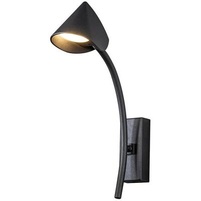 Lampe Murale Capuccina - 7W LED, 3000K, Noir - Publicité Lampe Murale Capuccina - 7W LED, 3000K, Noir - Publicité
