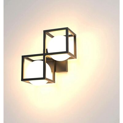Inspired Lighting Desigual Wall Lamp - 2 Light G9 - Matt Black - Wall Lamp Inspired Lighting Desigual Wall Lamp - 2 Light G9 - Matt Black - Wall Lamp