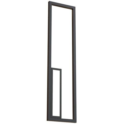 Inspired Lighting Mantra Boutique Rectangle Wall Lamp - Dimmable LED 40W 3000K Black Inspired Lighting Mantra Boutique Rectangle Wall Lamp - Dimmable LED 40W 3000K Black