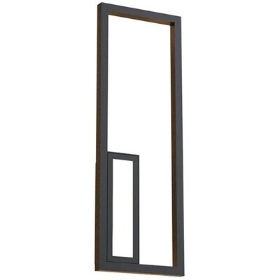 Inspired Lighting Mantra Boutique Rectangle Wall Lamp - 21W LED, Black Inspired Lighting Mantra Boutique Rectangle Wall Lamp - 21W LED, Black