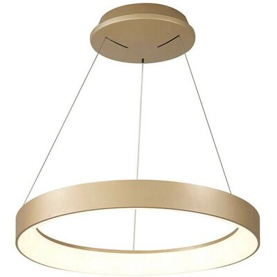 Inspired Lighting Niseko Anillo Colgante 45cm 30W LED - Ajustable 3000K-6000K, Oro Inspired Lighting Niseko Anillo Colgante 45cm 30W LED - Ajustable 3000K-6000K, Oro