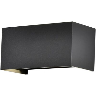 Lámpara de Pared Rectangular Davos - 4 x 6W LED - Negro Arena Lámpara de Pared Rectangular Davos - 4 x 6W LED - Negro Arena